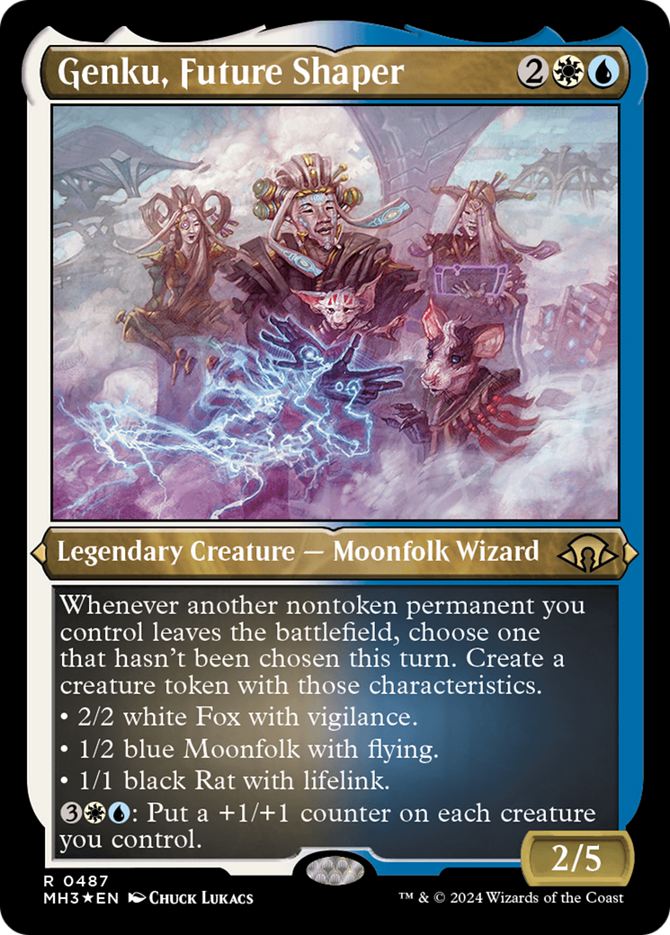 Genku, Future Shaper (Foil Etched) [Modern Horizons 3] | Odin's Place