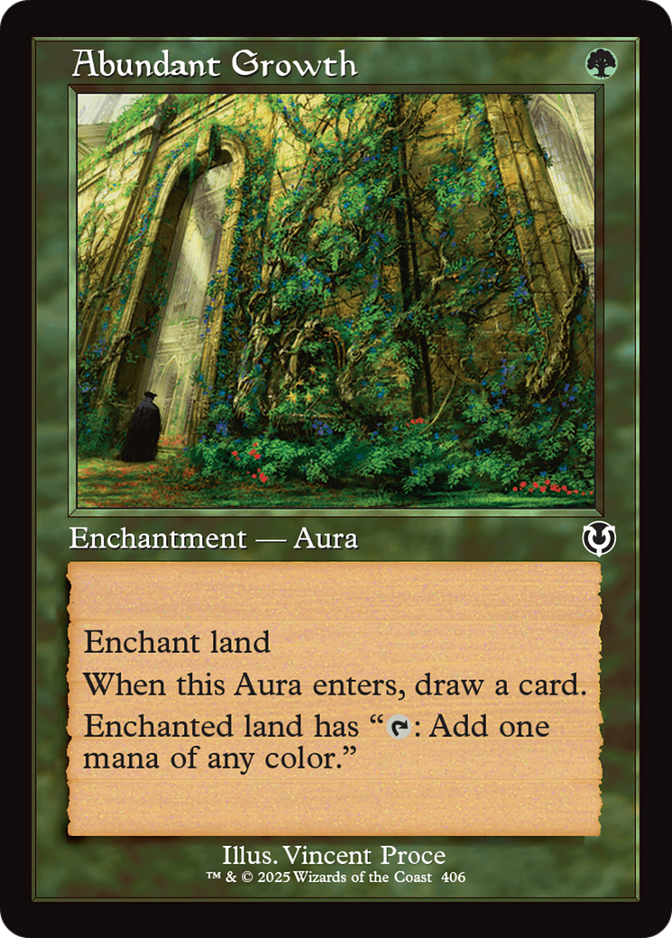 Abundant Growth (Retro Frame) [Innistrad Remastered] | Odin's Place