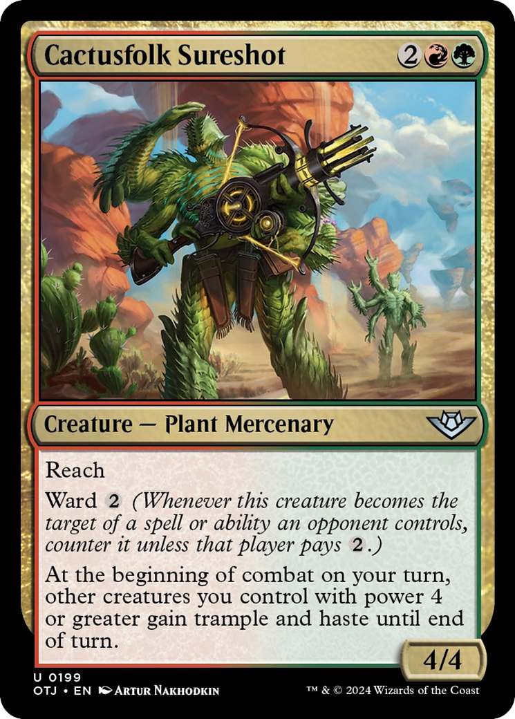 Cactusfolk Sureshot [Outlaws of Thunder Junction] | Odin's Place