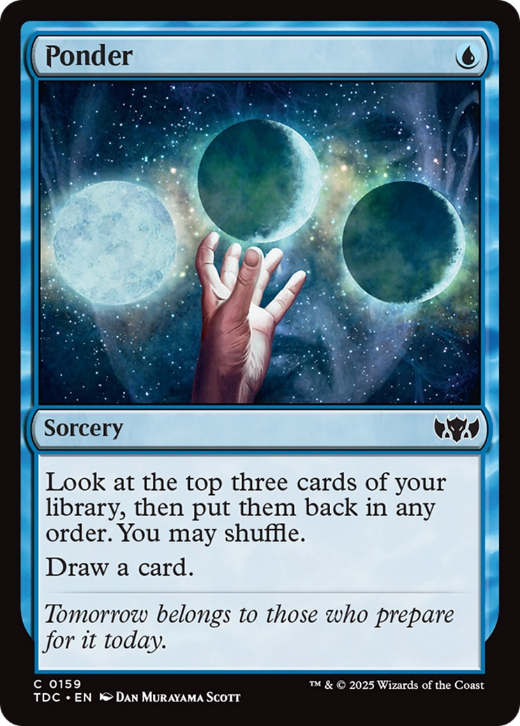 Ponder [Tarkir: Dragonstorm Commander] | Odin's Place