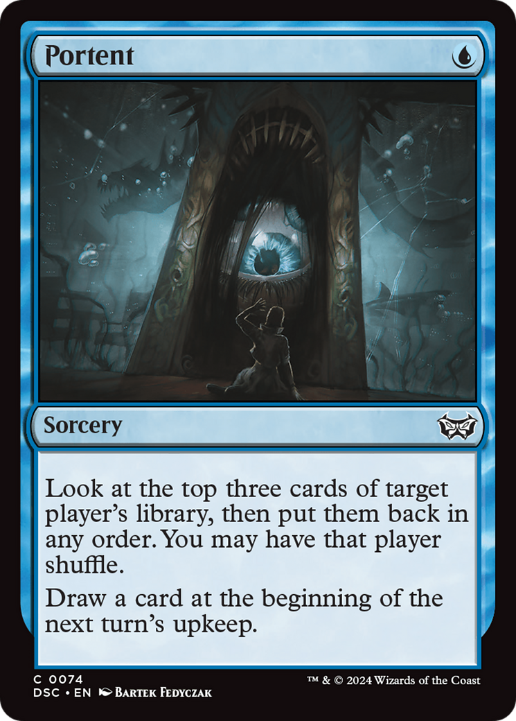 Portent [Duskmourn: House of Horror Commander] | Odin's Place