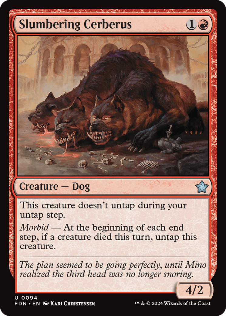 Slumbering Cerberus [Foundations] | Odin's Place