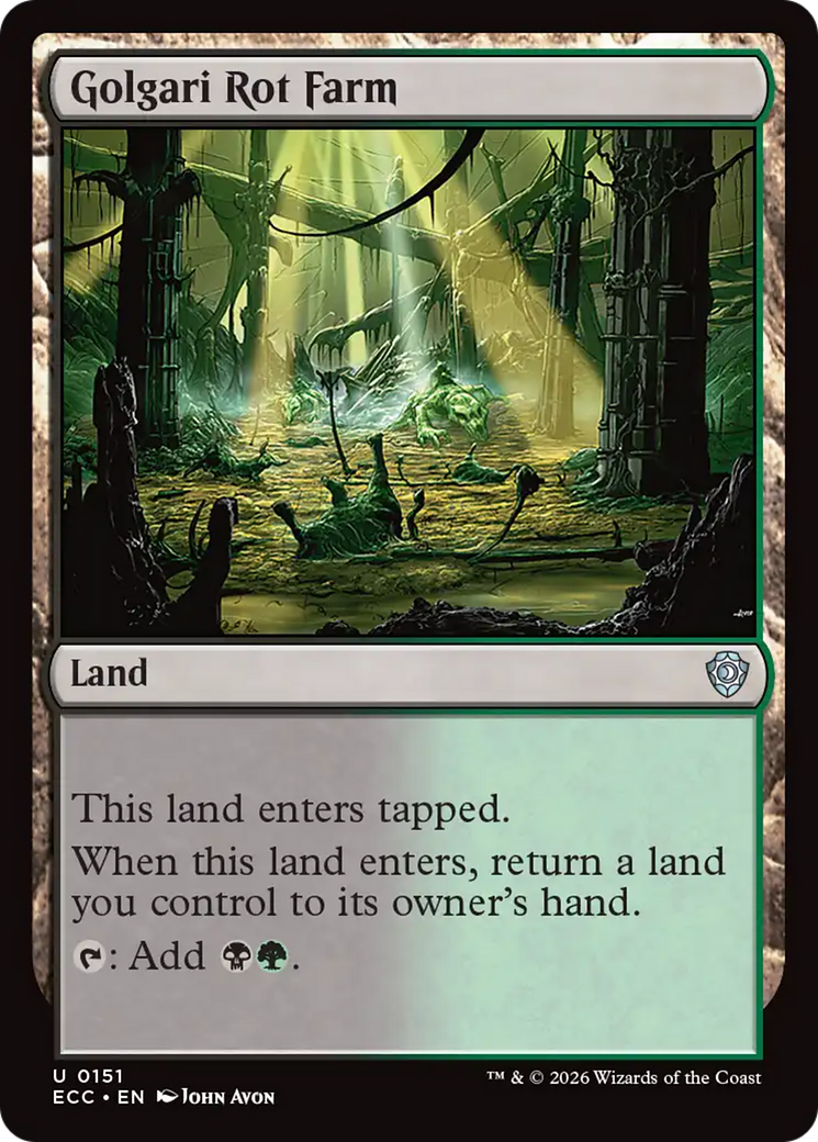 Golgari Rot Farm [Lorwyn Eclipsed Commander] | Odin's Place