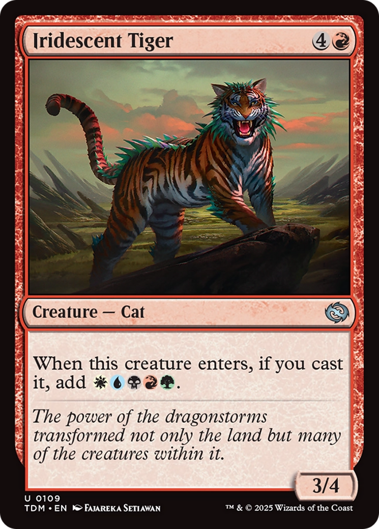 Iridescent Tiger [Tarkir: Dragonstorm] | Odin's Place