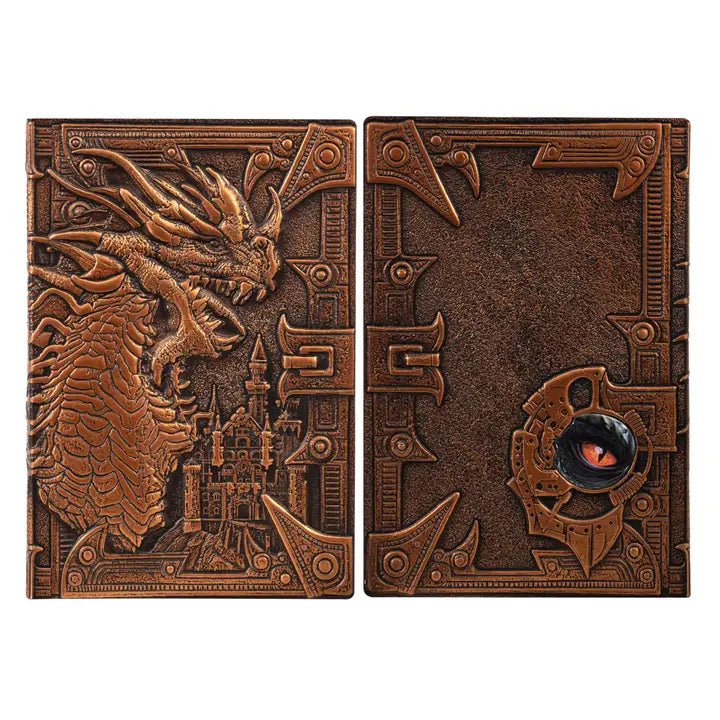 QMDirect 3D Faux-Leather Notebook / Journal - Bronze Dragon | Odin's Place