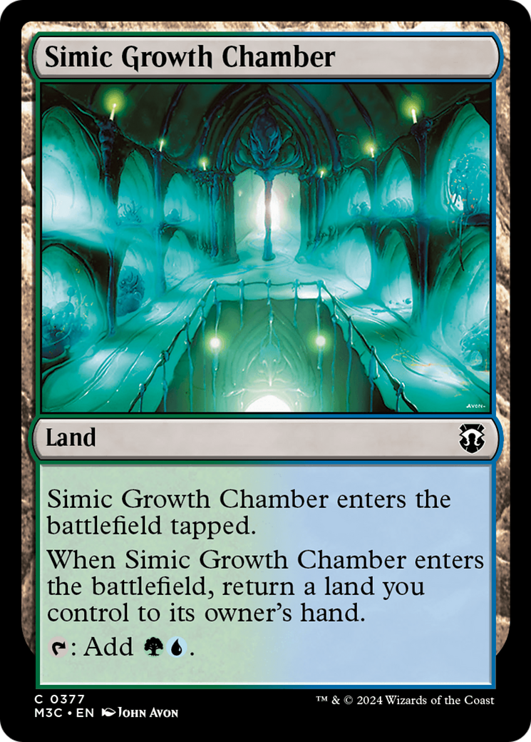 Simic Growth Chamber (Ripple Foil) [Modern Horizons 3 Commander] | Odin's Place