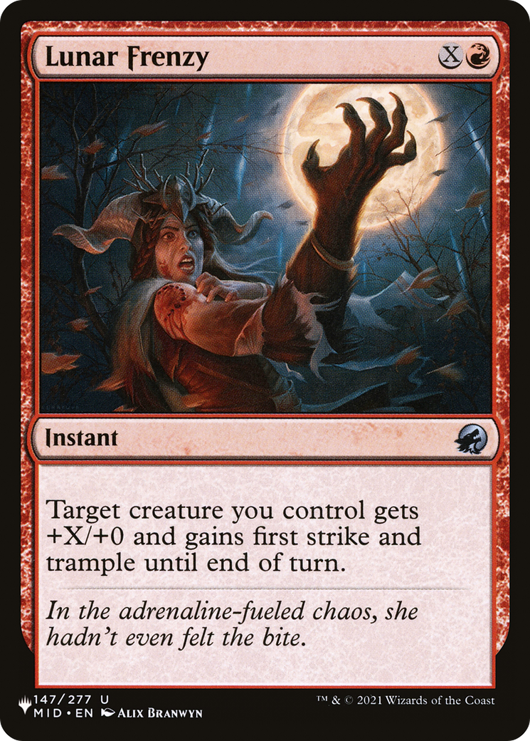 Lunar Frenzy [The List] | Odin's Place