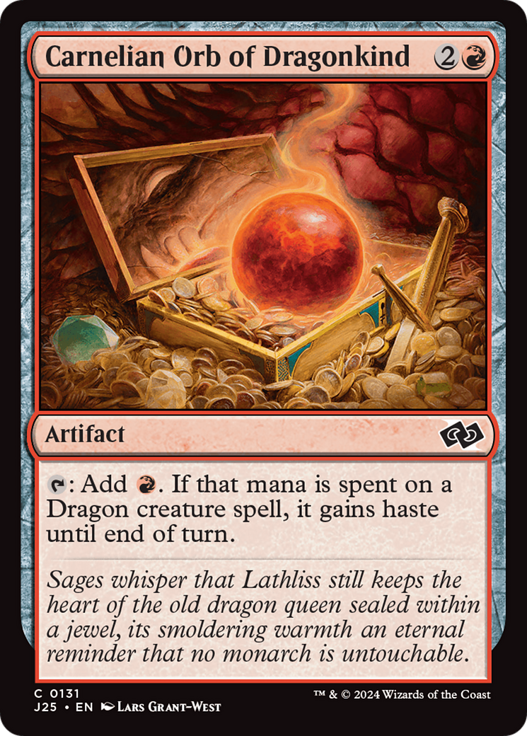 Carnelian Orb of Dragonkind [Foundations Jumpstart] | Odin's Place