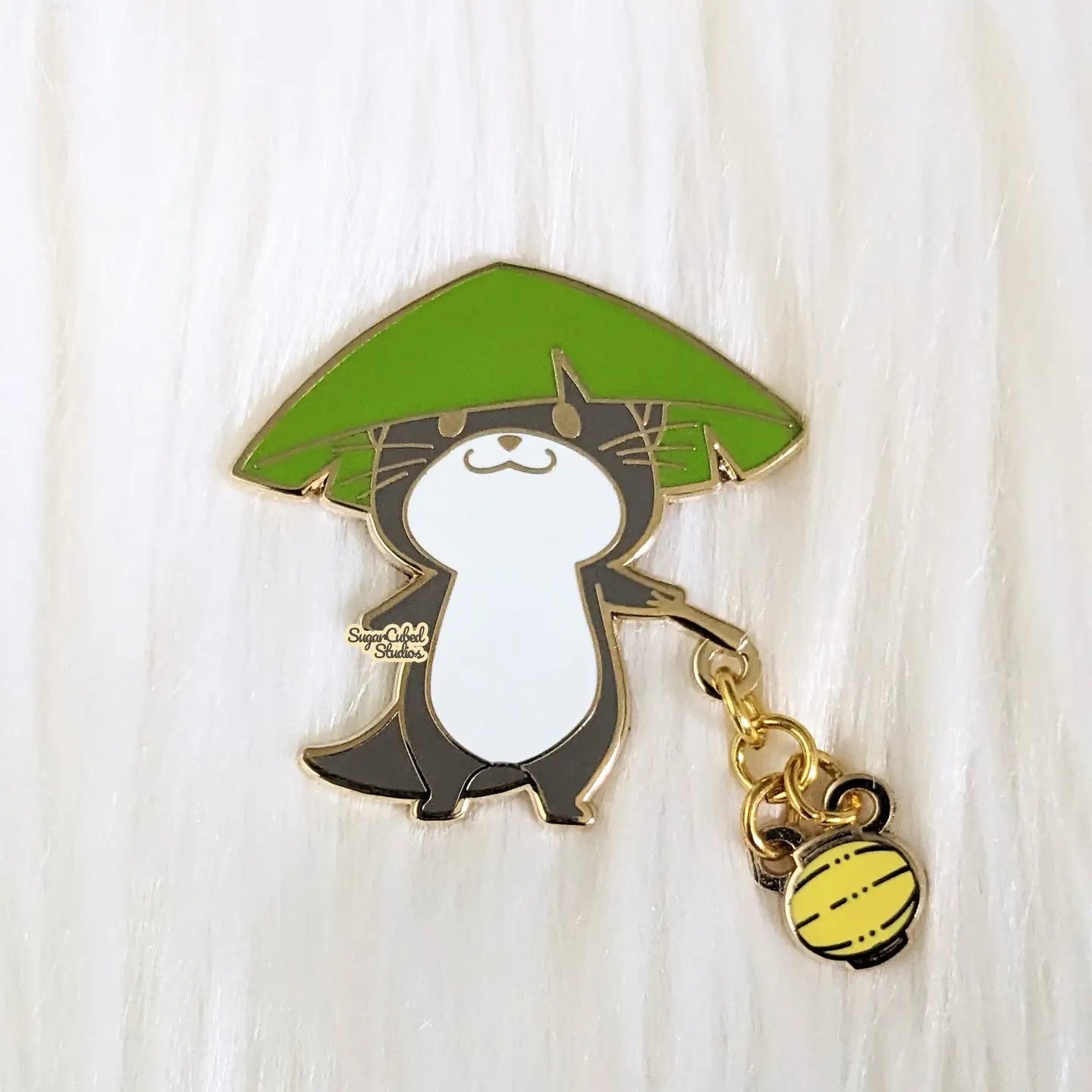 Sugar Cubed Studios Odder Otter Dangle Pin | Odin's Place