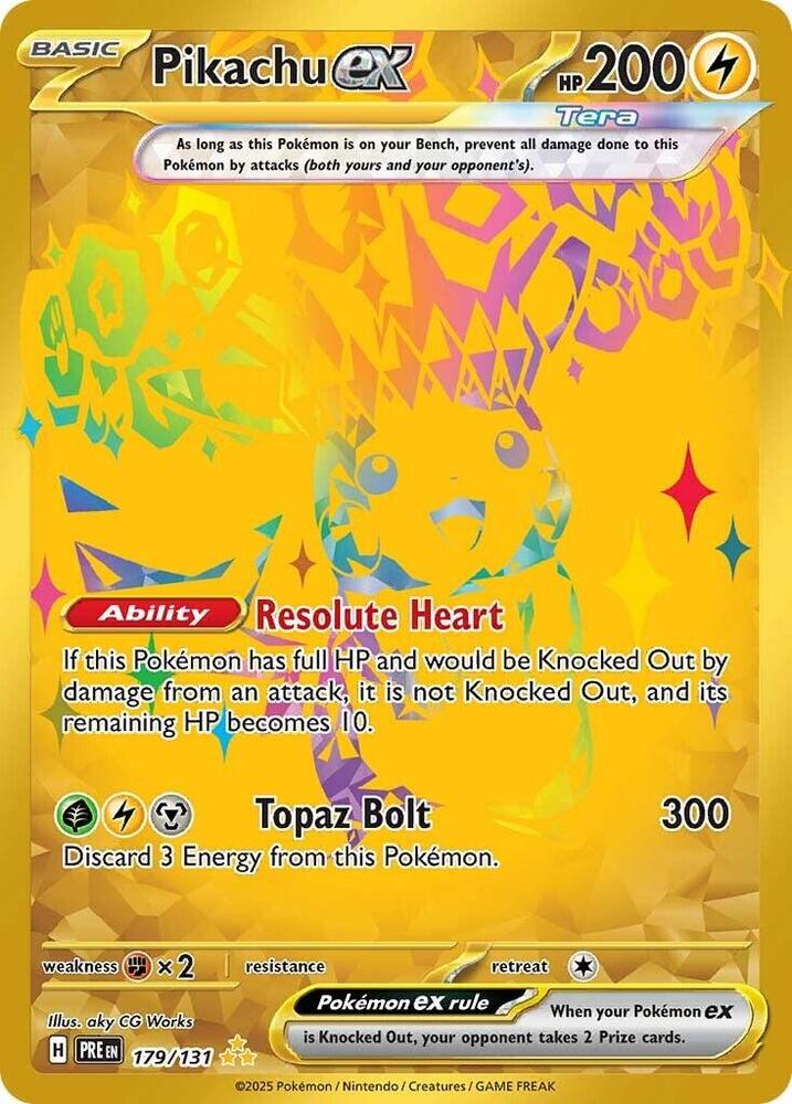 Pikachu ex (179/131) [Scarlet & Violet: Prismatic Evolutions] | Odin's Place
