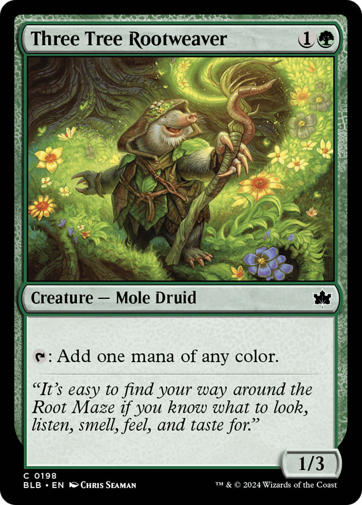Three Tree Rootweaver [Bloomburrow] | Odin's Place