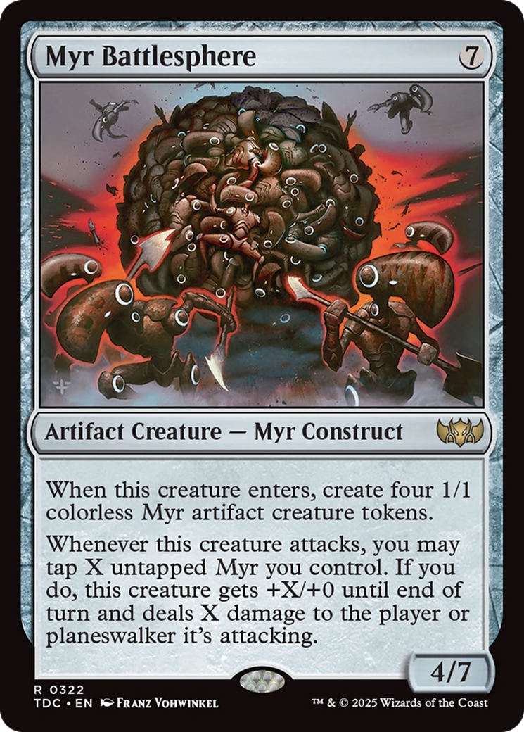 Myr Battlesphere [Tarkir: Dragonstorm Commander] | Odin's Place