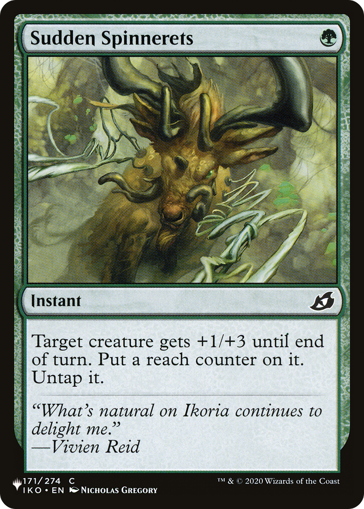 Sudden Spinnerets [The List] | Odin's Place