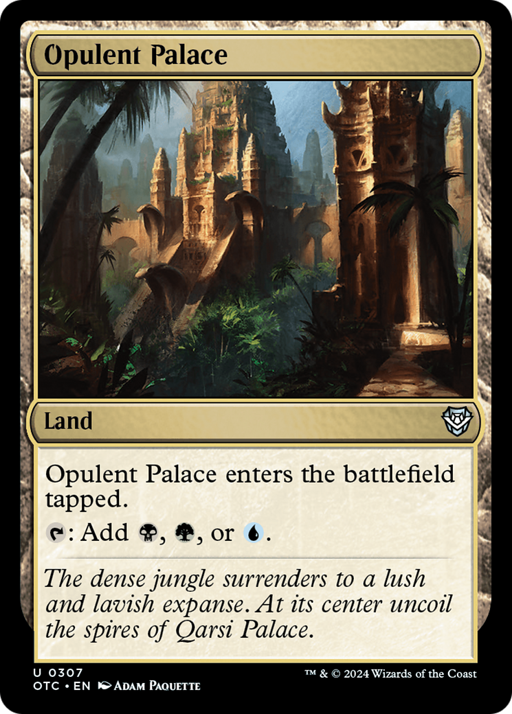 Opulent Palace [Outlaws of Thunder Junction Commander] | Odin's Place