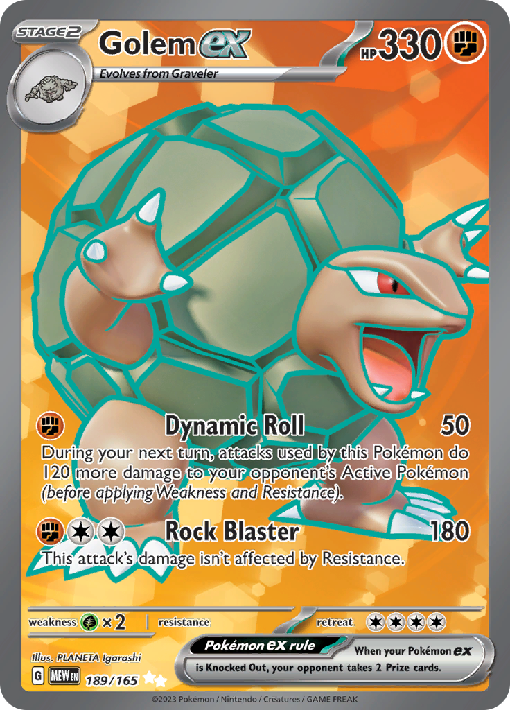 Golem ex (189/165) [Scarlet & Violet 151] | Odin's Place