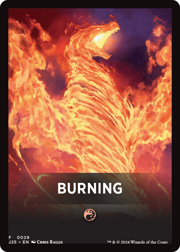 Burning Theme Card [Foundations Jumpstart Front Cards] | Odin's Place