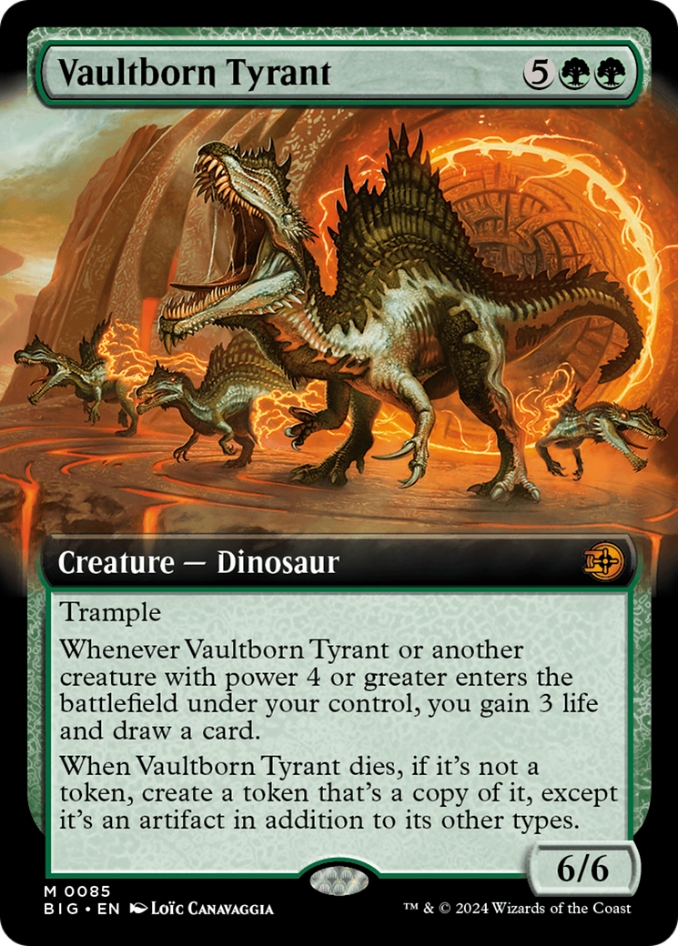 Vaultborn Tyrant (Extended Art) [Outlaws of Thunder Junction: The Big Score] | Odin's Place
