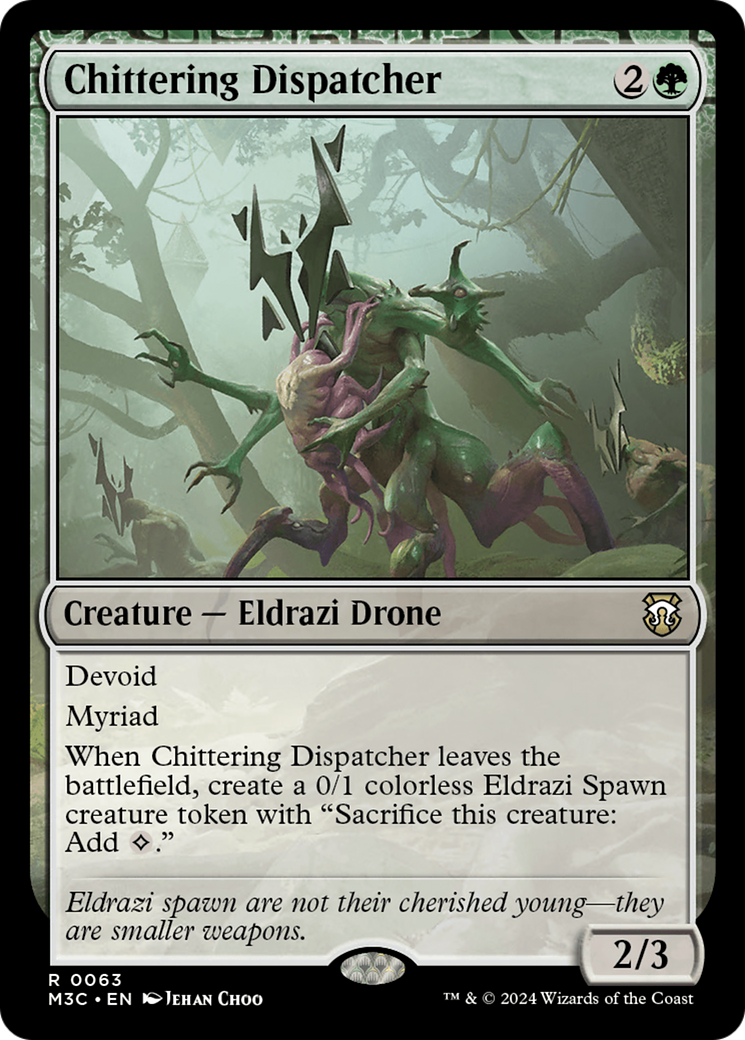 Chittering Dispatcher (Ripple Foil) [Modern Horizons 3 Commander] | Odin's Place