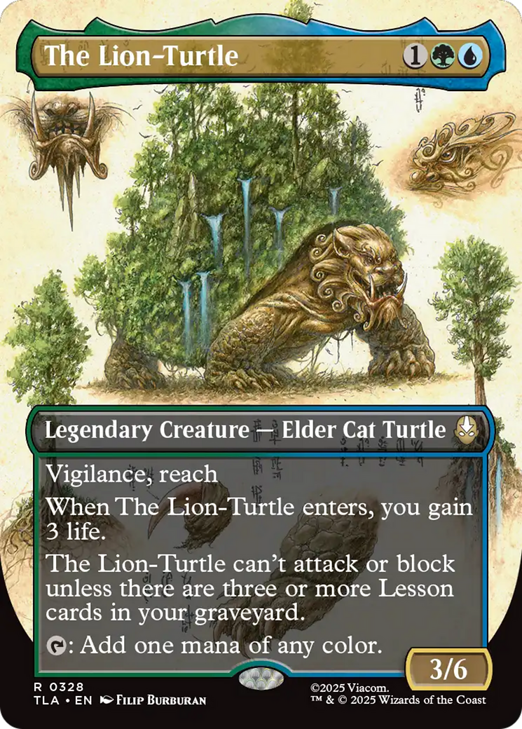 The Lion-Turtle (Borderless) [Avatar: The Last Airbender] | Odin's Place