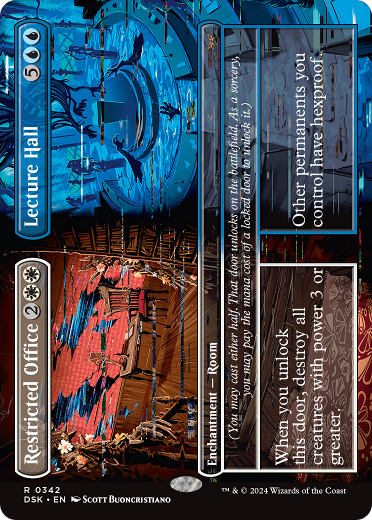 Restricted Office // Lecture Hall (Borderless) [Duskmourn: House of Horror] | Odin's Place