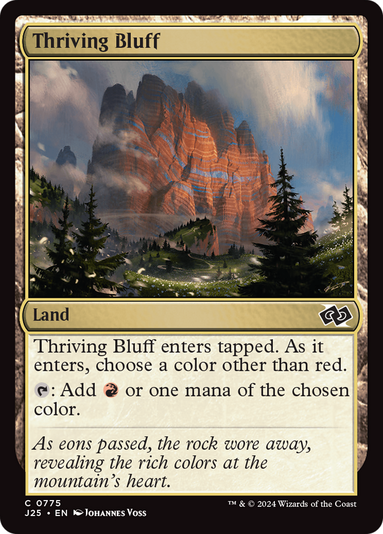 Thriving Bluff [Foundations Jumpstart] | Odin's Place