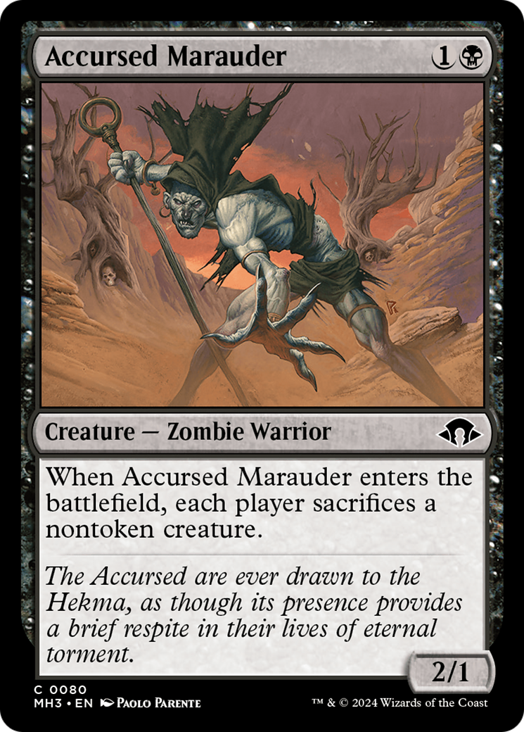 Accursed Marauder [Modern Horizons 3] | Odin's Place