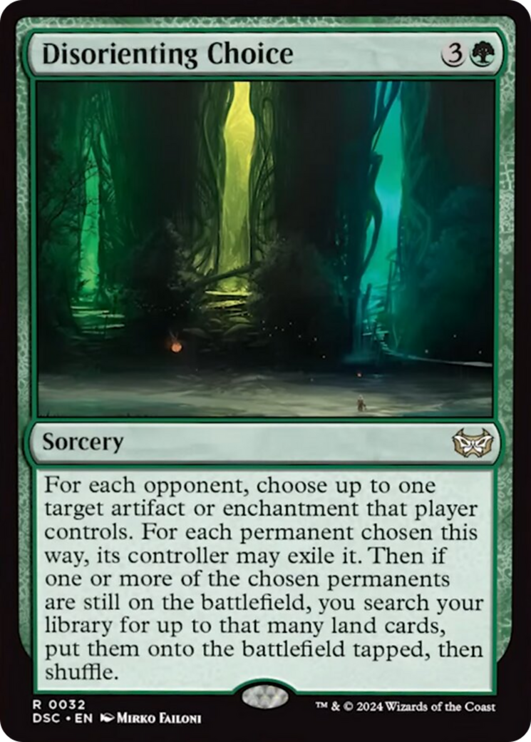 Disorienting Choice (Extended Art) [Duskmourn: House of Horror Commander] | Odin's Place