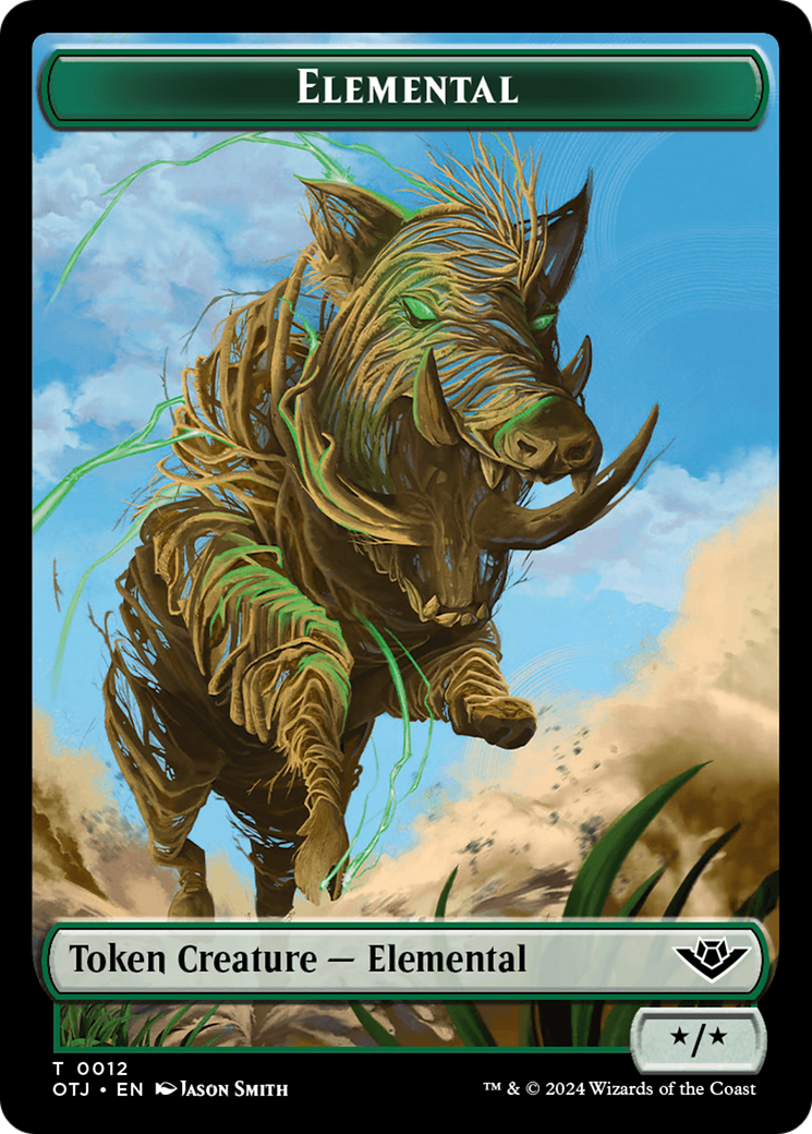 Elemental // Plot Double-Sided Token [Outlaws of Thunder Junction Tokens] | Odin's Place