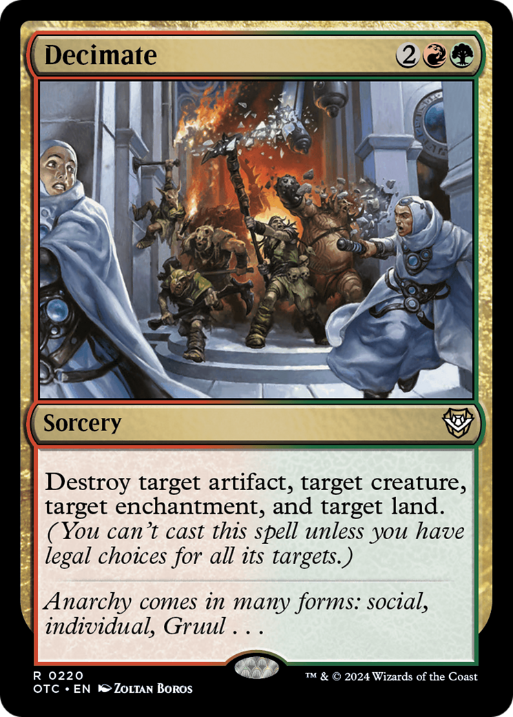 Decimate [Outlaws of Thunder Junction Commander] | Odin's Place