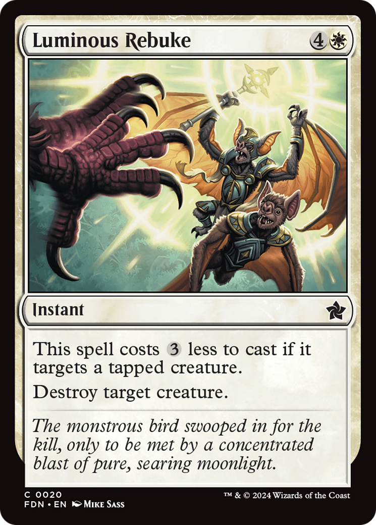 Luminous Rebuke [Foundations] | Odin's Place