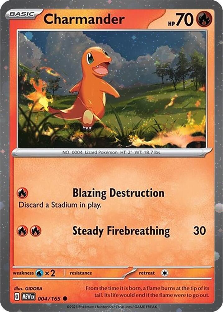 Charmander (004) (Cosmos Holo) [Scarlet & Violet: Black Star Promos] | Odin's Place