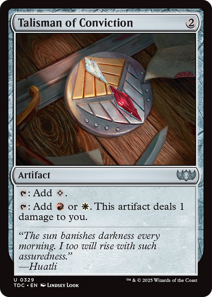 Talisman of Conviction [Tarkir: Dragonstorm Commander] | Odin's Place