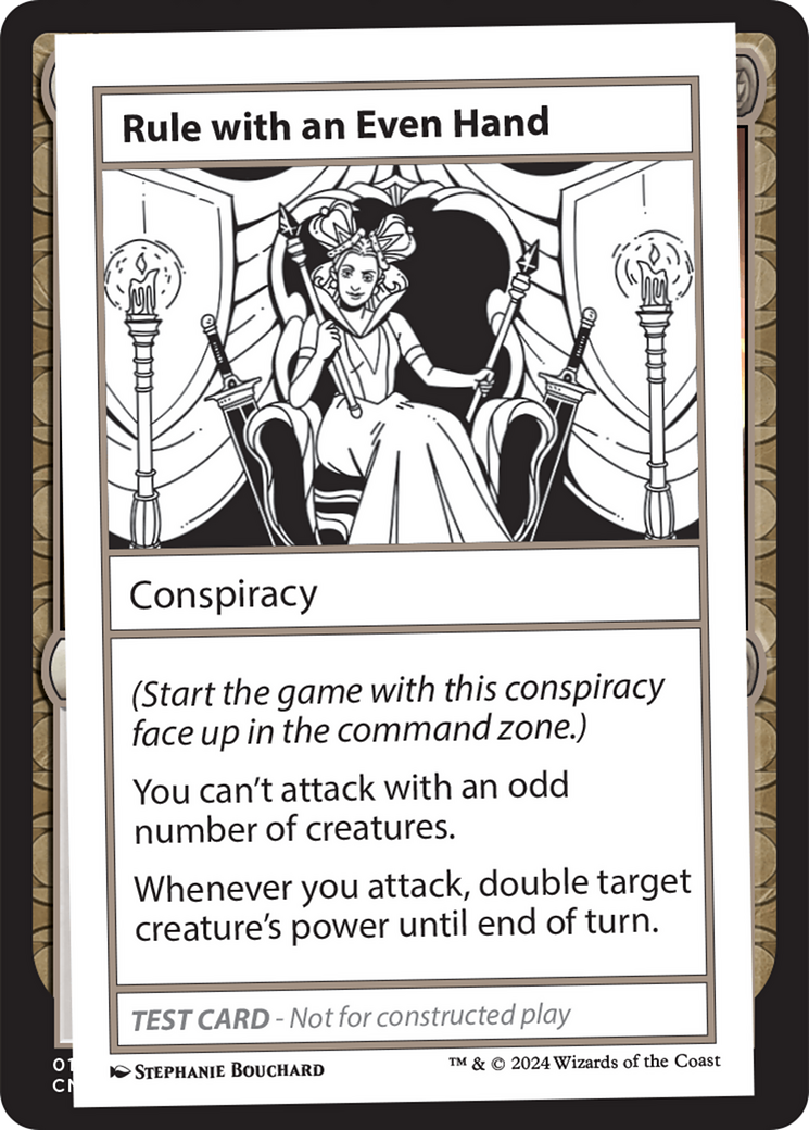 Rule with an Even Hand [Mystery Booster 2 Playtest Cards] | Odin's Place