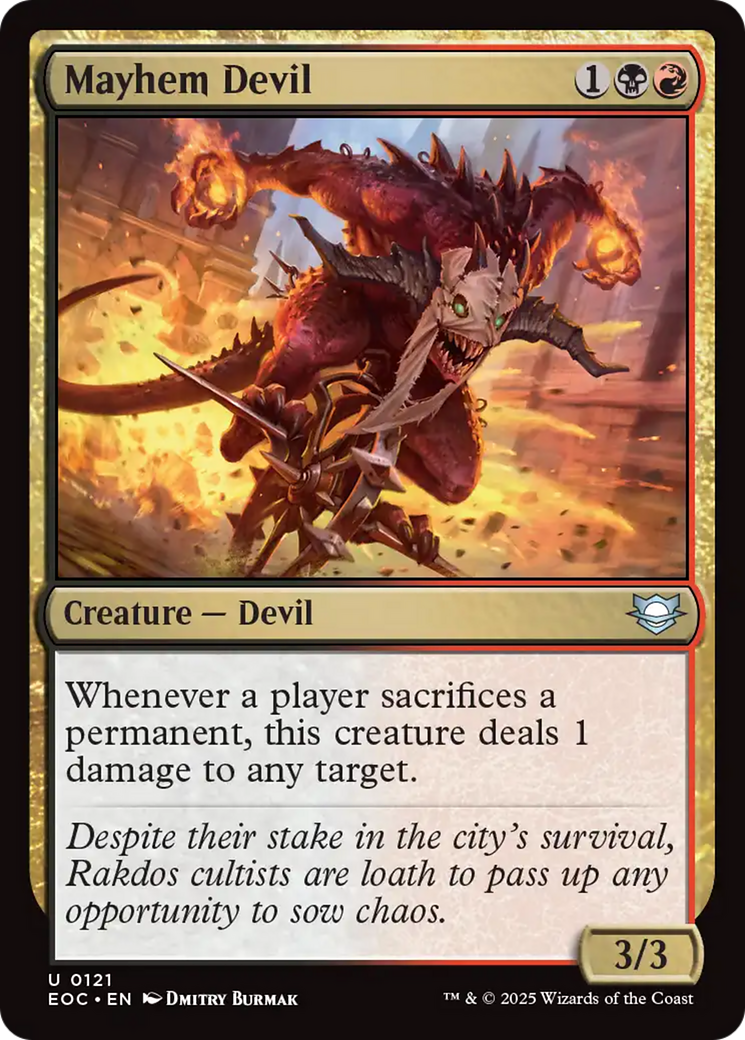 Mayhem Devil [Edge of Eternities Commander] | Odin's Place