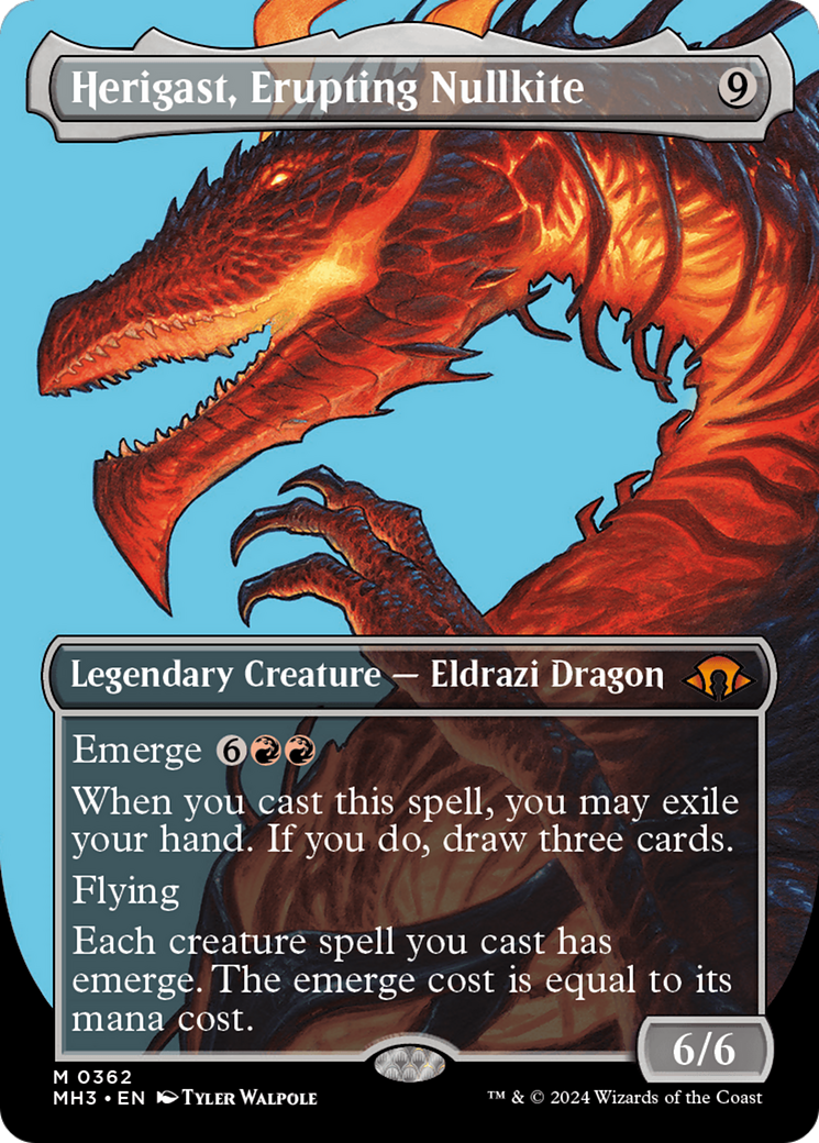 Herigast, Erupting Nullkite (Borderless) [Modern Horizons 3] | Odin's Place