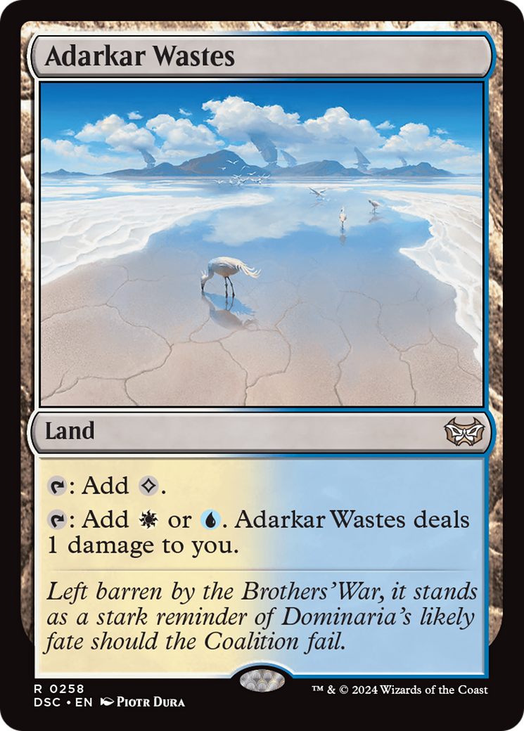Adarkar Wastes [Duskmourn: House of Horror Commander] | Odin's Place