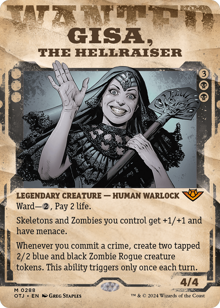 Gisa, the Hellraiser (Showcase) [Outlaws of Thunder Junction] | Odin's Place