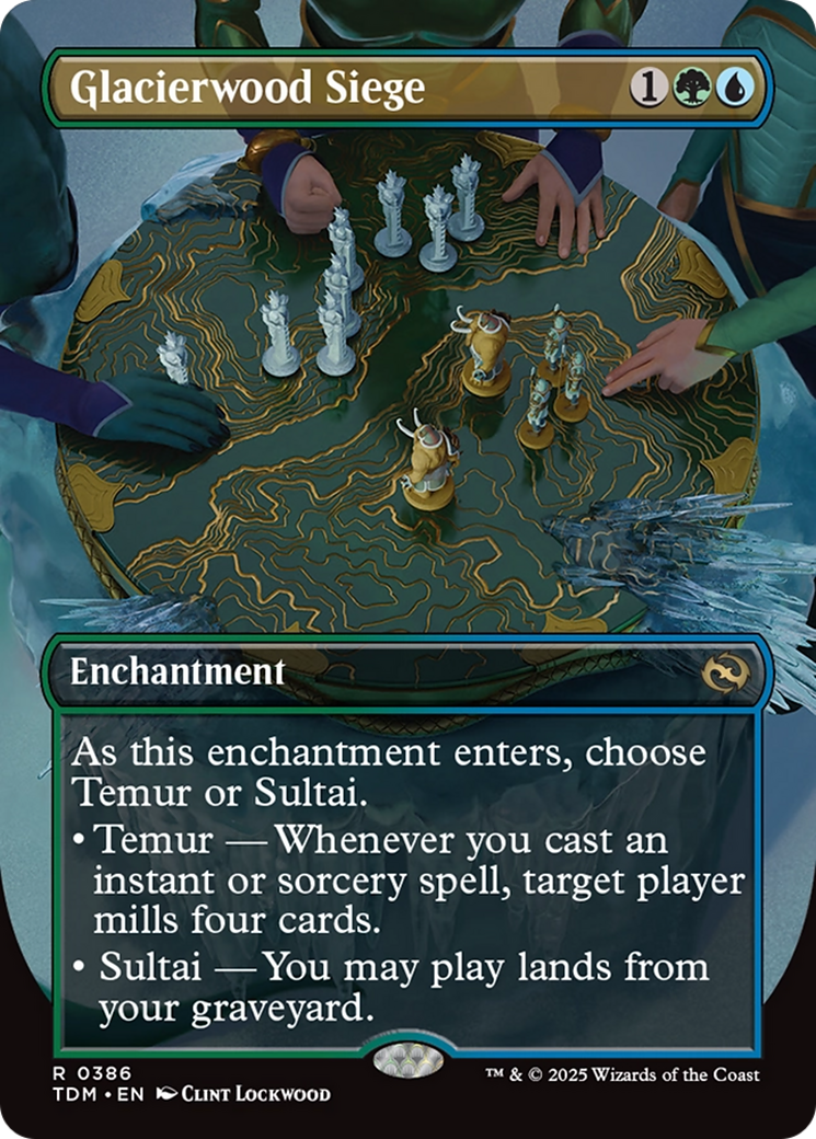 Glacierwood Siege (Borderless) [Tarkir: Dragonstorm] | Odin's Place