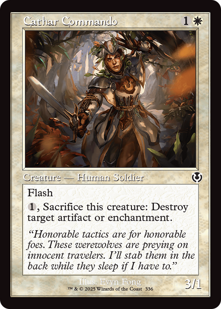 Cathar Commando (Retro Frame) [Innistrad Remastered] | Odin's Place