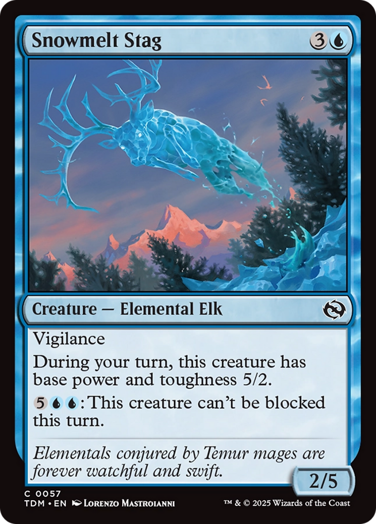 Snowmelt Stag [Tarkir: Dragonstorm] | Odin's Place