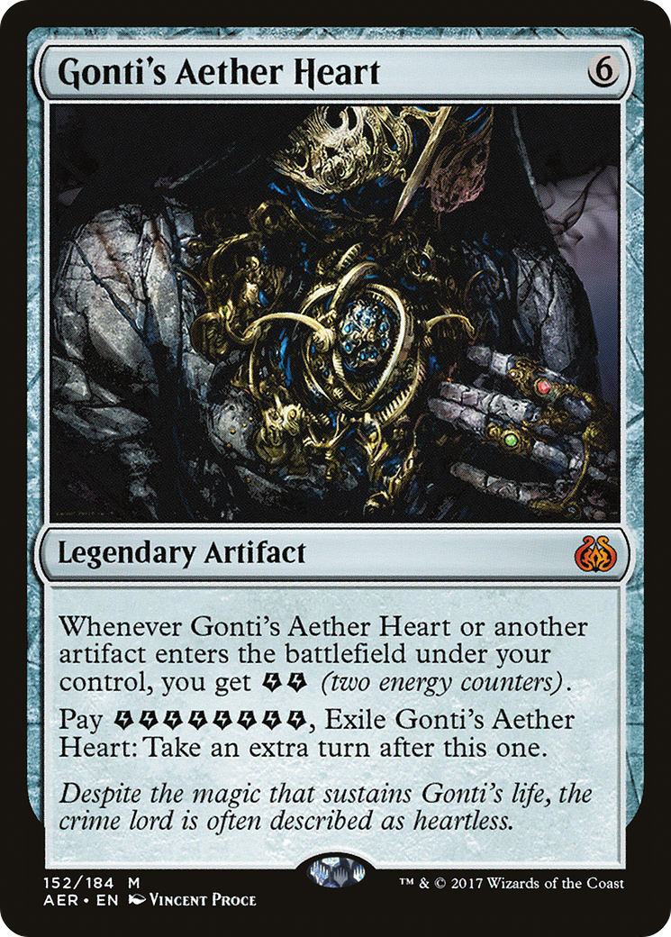 Gonti's Aether Heart (Ripple Foil) [Modern Horizons 3 Commander] | Odin's Place