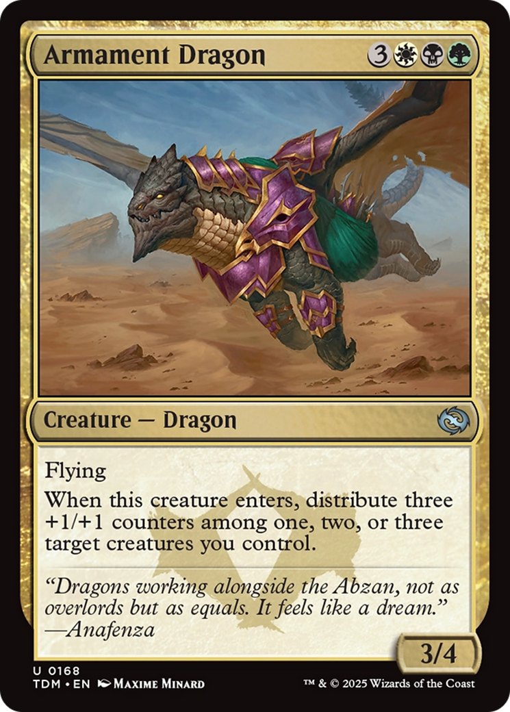 Armament Dragon [Tarkir: Dragonstorm] | Odin's Place