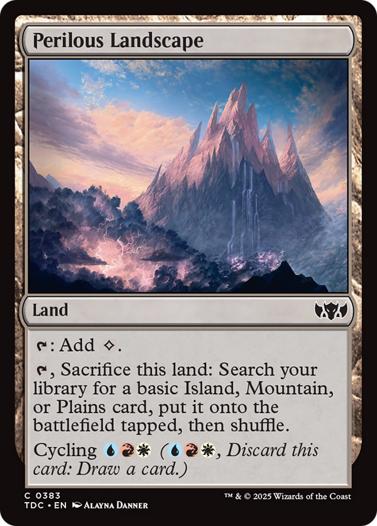 Perilous Landscape [Tarkir: Dragonstorm Commander] | Odin's Place