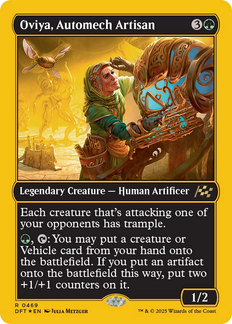 Oviya, Automech Artisan (First-Place Foil) [Aetherdrift] | Odin's Place