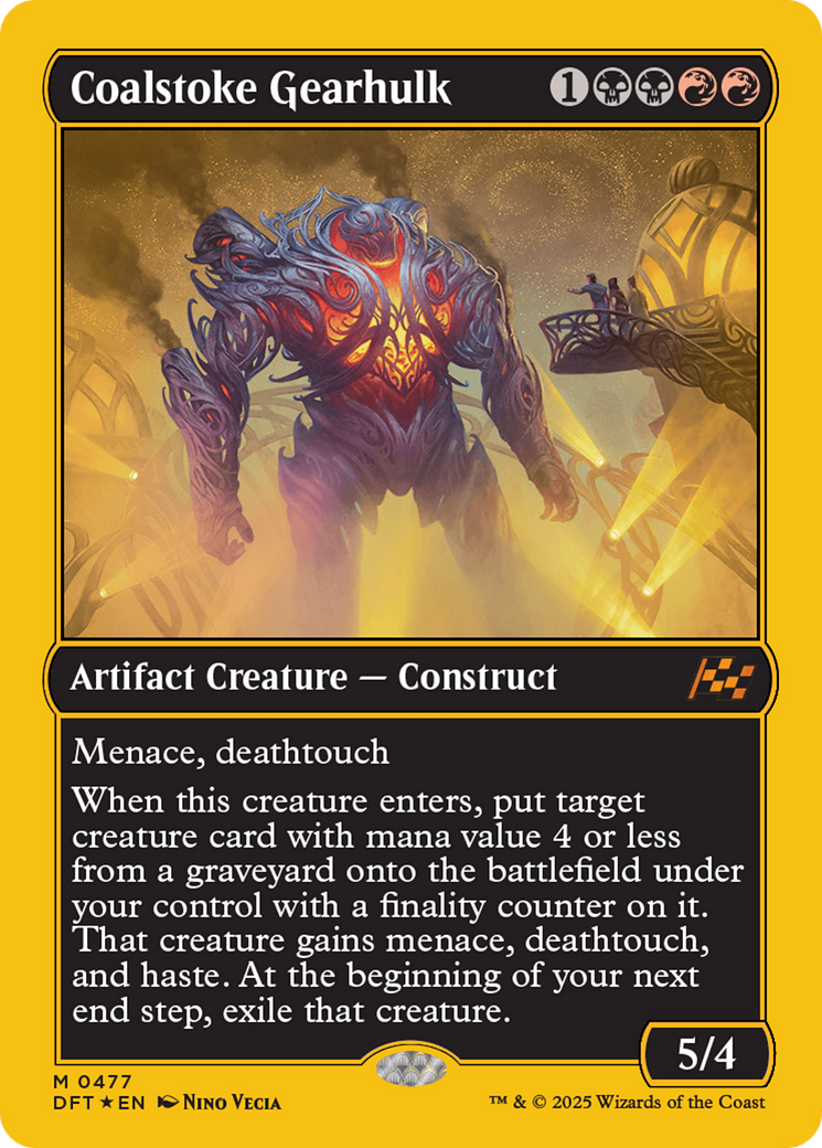 Coalstoke Gearhulk (First-Place Foil) [Aetherdrift] | Odin's Place