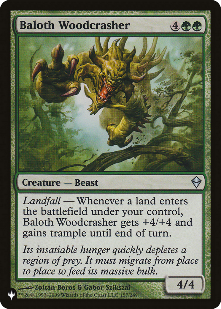 Baloth Woodcrasher [The List] | Odin's Place