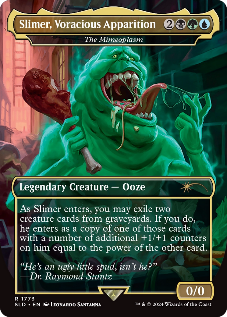 Slimer, Voracious Apparition - The Mimeoplasm [Secret Lair Drop Series] | Odin's Place