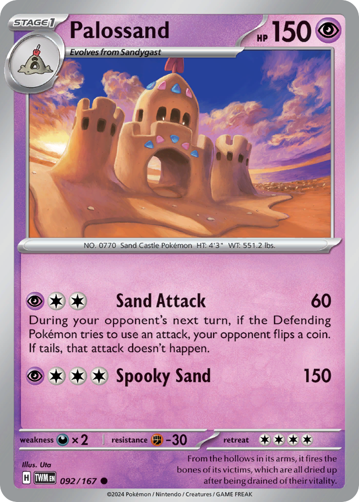 Palossand (092/167) [Scarlet & Violet: Twilight Masquerade] | Odin's Place