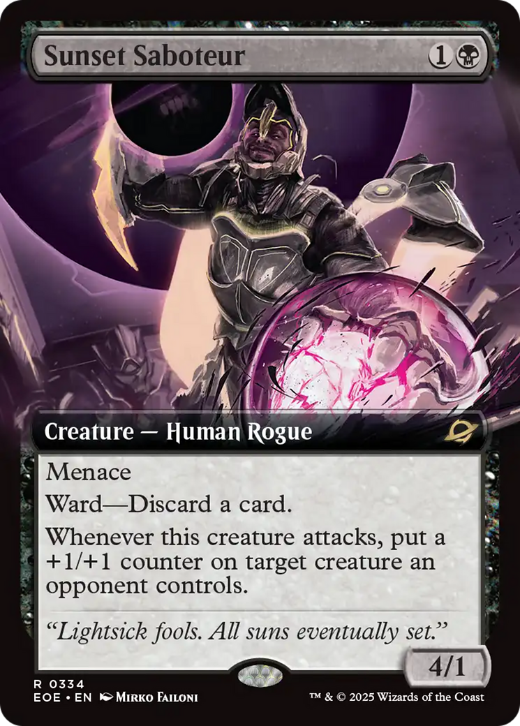 Sunset Saboteur (Extended Art) [Edge of Eternities] | Odin's Place