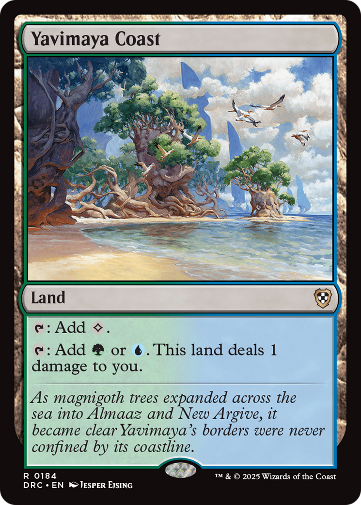 Yavimaya Coast [Aetherdrift Commander] | Odin's Place